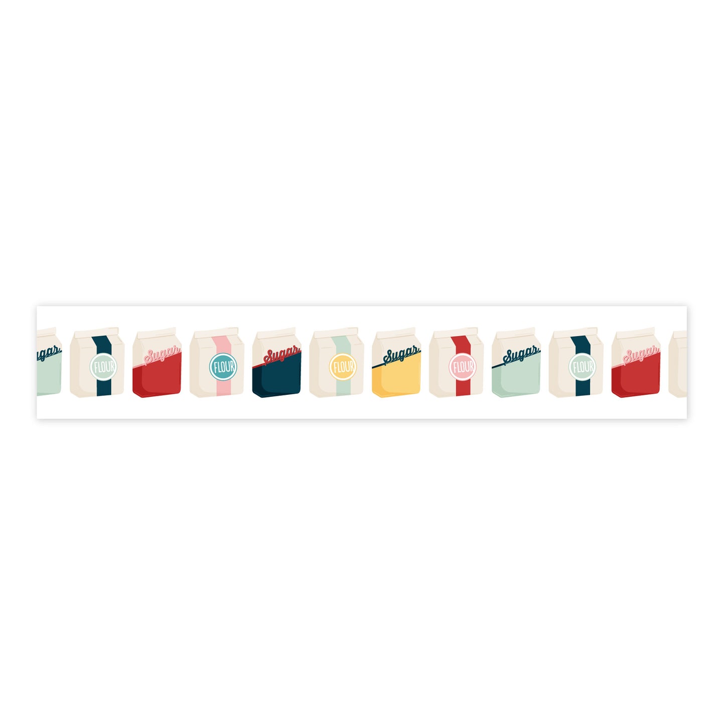 Echo Park - Mom's Kitchen Collection - Washi Tape - Sugar And Flour