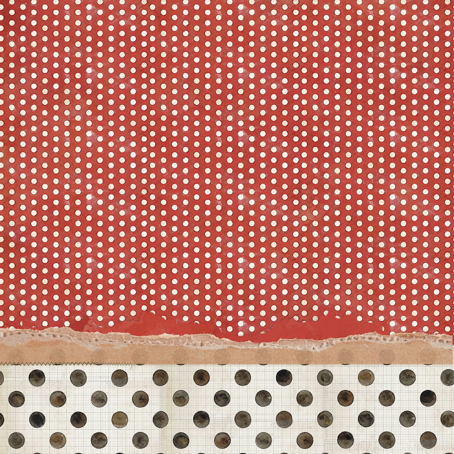 49 and Market - Mouse And Co Collection - 12 x 12 Double Sided Paper - Main St. Press