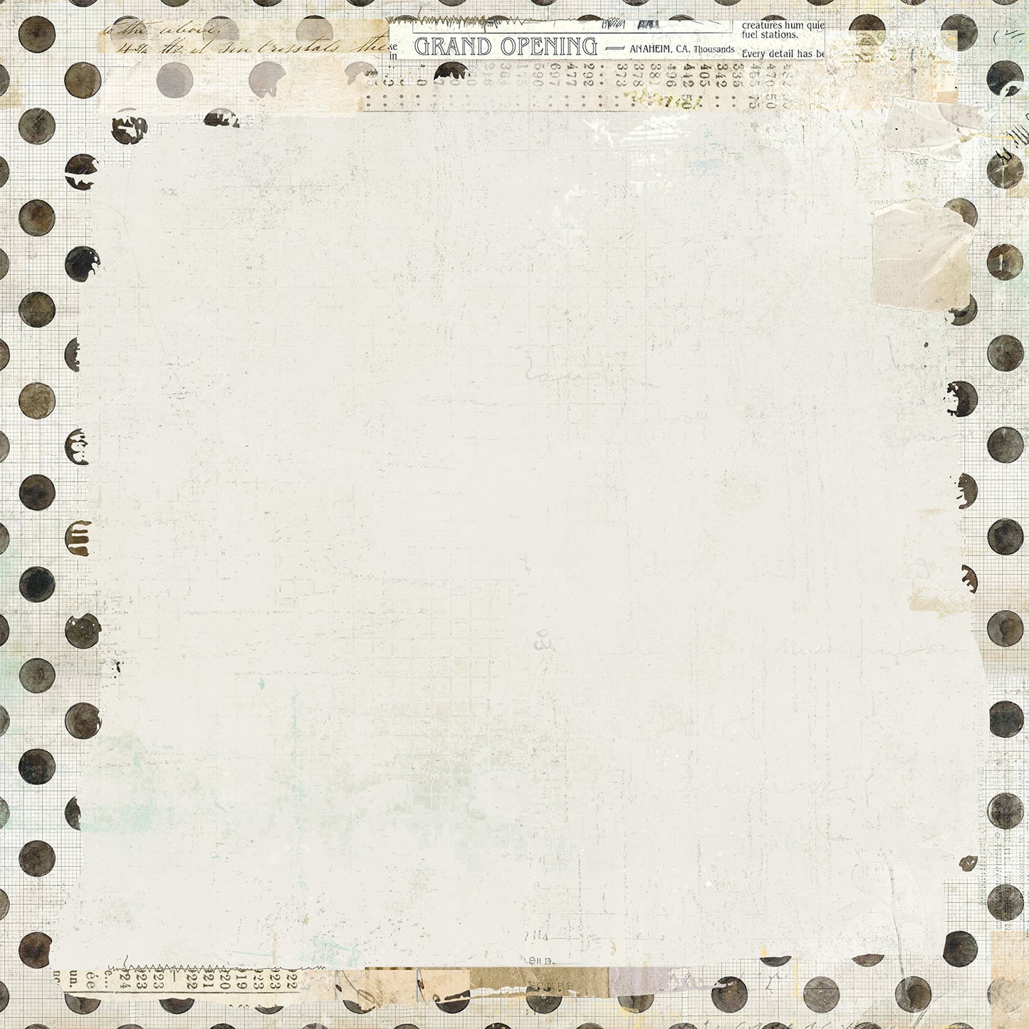 49 and Market - Mouse And Co Collection - 12 x 12 Double Sided Paper - Magic Memories