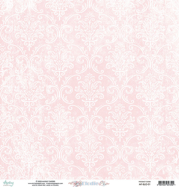 Mintay Papers - Elodie Collection - 12 x 12 Double-Sided Paper 01