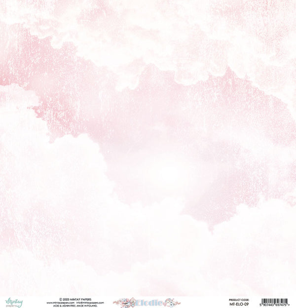 Mintay Papers - Elodie Collection - 12 x 12 Double-Sided Paper 09 - Elements