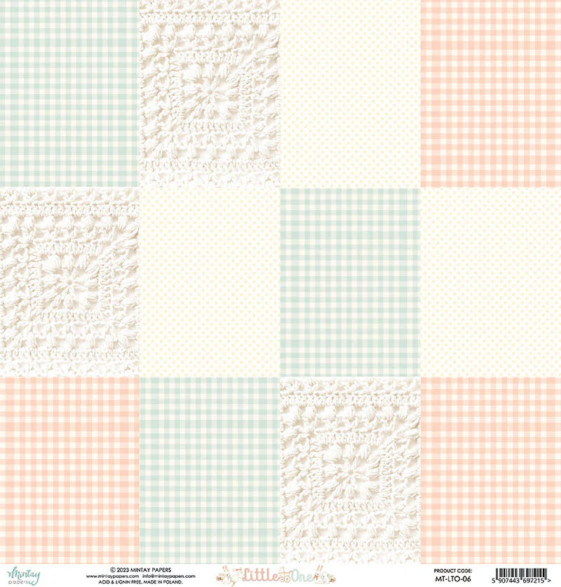 Mintay - Little One Collection - 12 x 12 Double-Sided Paper - Sheet 06