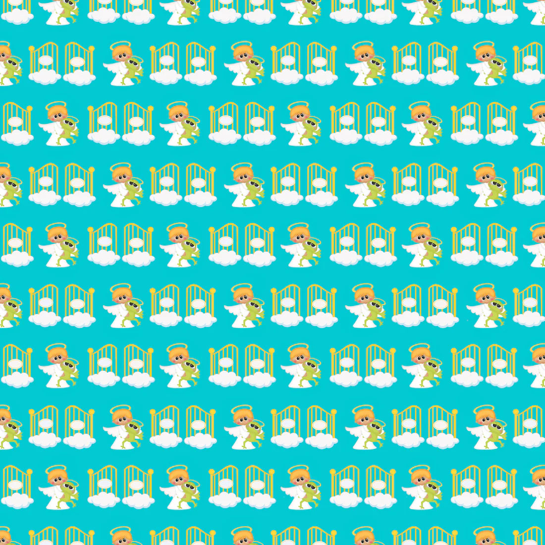 SSC Designs - All Pets Go To Heaven - Dogs and Frogs