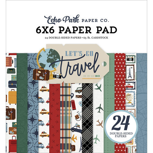 Echo Park - Let's Go Travel Collection - 6 x 6