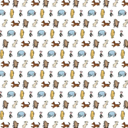 Echo Park - Winnie The Pooh Collection - 12 x 12 Double Sided Paper - Winnie And Friends