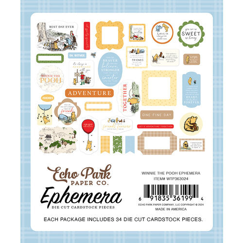 Echo Park - Winnie The Pooh Collection - Ephemera