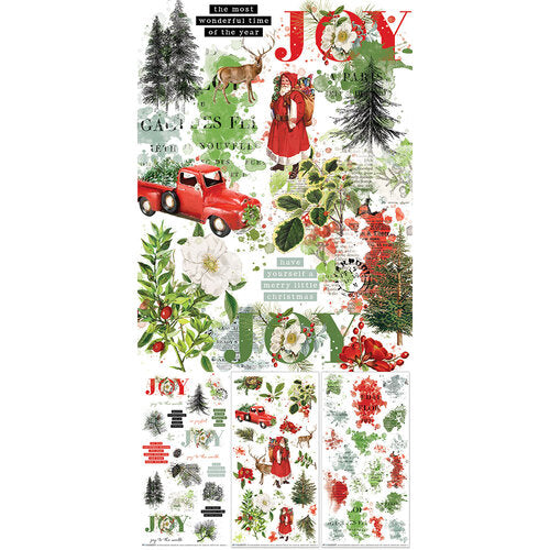 49 and Market - Evergreen Season Collection - Rub- On Transfers - Essentials