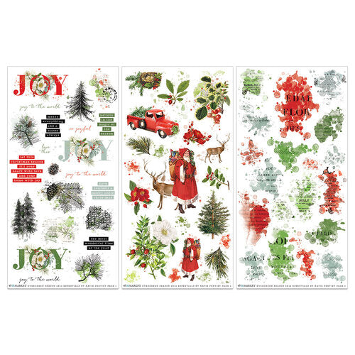 49 and Market - Evergreen Season Collection - Rub- On Transfers - Essentials