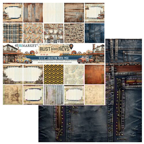 49 and Market - Rust and Revs Collection - 12 x 12 Collection Pack