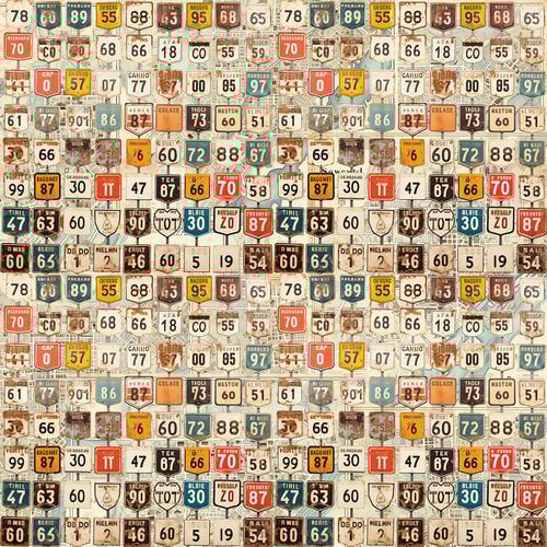 49 and Market - Rust and Revs Collection - 12 x 12 Double Sided Paper - Thrill