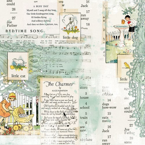 49 and Market - Toddler Time - 12 x 12 Double-Sided Paper - Storybook