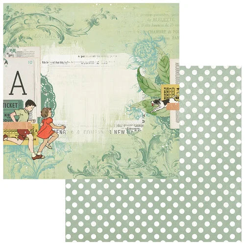 49 and Market - Toddler Time - 12 x 12 Double-Sided Paper - In The Cards