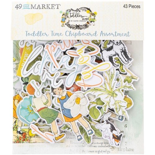 49 and Market - Toddler Time - Chipboard Set
