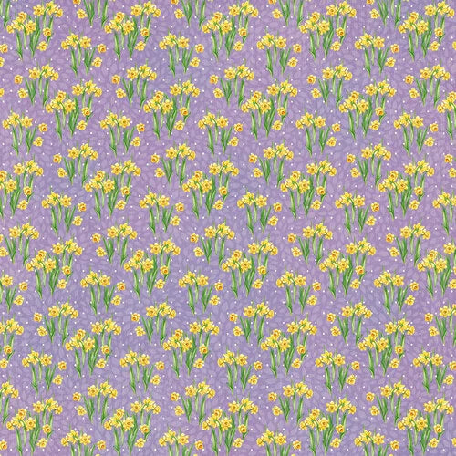 Graphic 45 - Grow With Love Collection - 12 x 12 Double Sided Paper - Tiptoe Through The Tulips