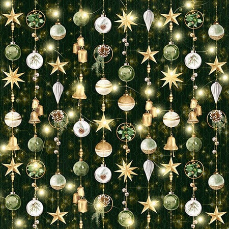 Graphic 45 - Merry & Bright Collection - 12 x 12 Double Sided Paper - Holiday Wishes