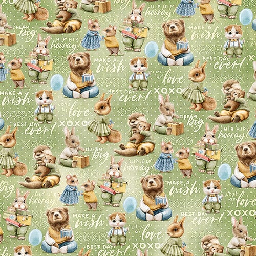 Graphic 45 - Hip Hip Hooray Collection - 12 x 12 Double Sided Paper - Friends Forever
