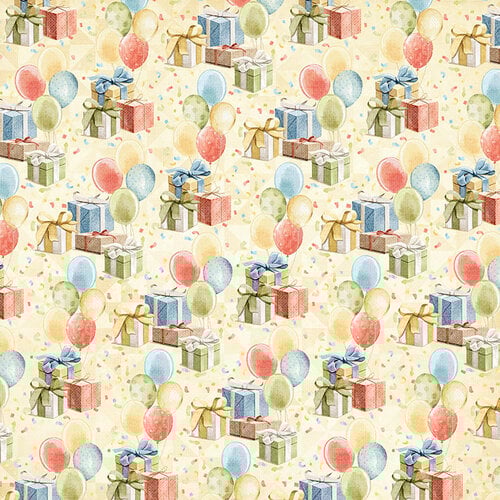 Graphic 45 - Hip Hip Hooray Collection - 12 x 12 Double Sided Paper - Celebrate With Me