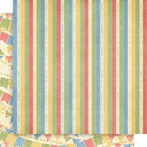 Graphic 45 - Hip Hip Hooray Collection - 12 x 12 Double Sided Paper - Better Together
