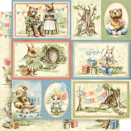 Graphic 45 - Hip Hip Hooray Collection - 12 x 12 Double Sided Paper - Best Day Ever