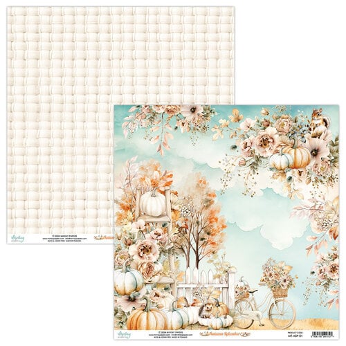 Mintay Papers - Autumn Splendor Collection - 12 x 12 Double Sided Paper - 1