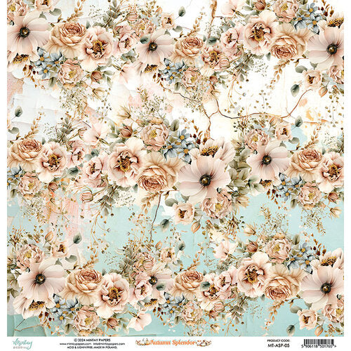Mintay Papers - Autumn Splendor Collection - 12 x 12 Double Sided Paper - 5