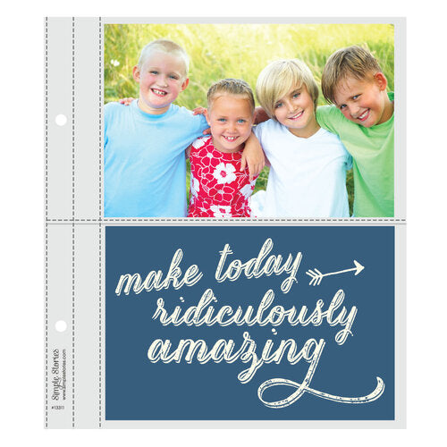 Simple Stories - SNAP Studio Flipbook Collection - 6 x 8 Flipbook - Navy