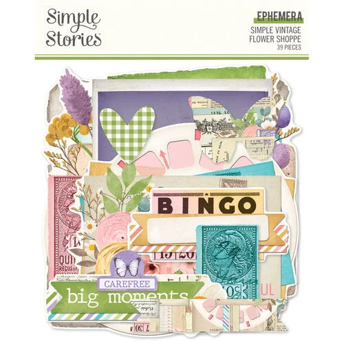 Simple Stories - Simple Vintage Flower Shoppe Collection - Ephemera