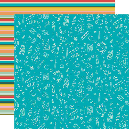 Simple Stories - Book Fair Collection - 12 x 12 Double-Sided Paper - Dream Big