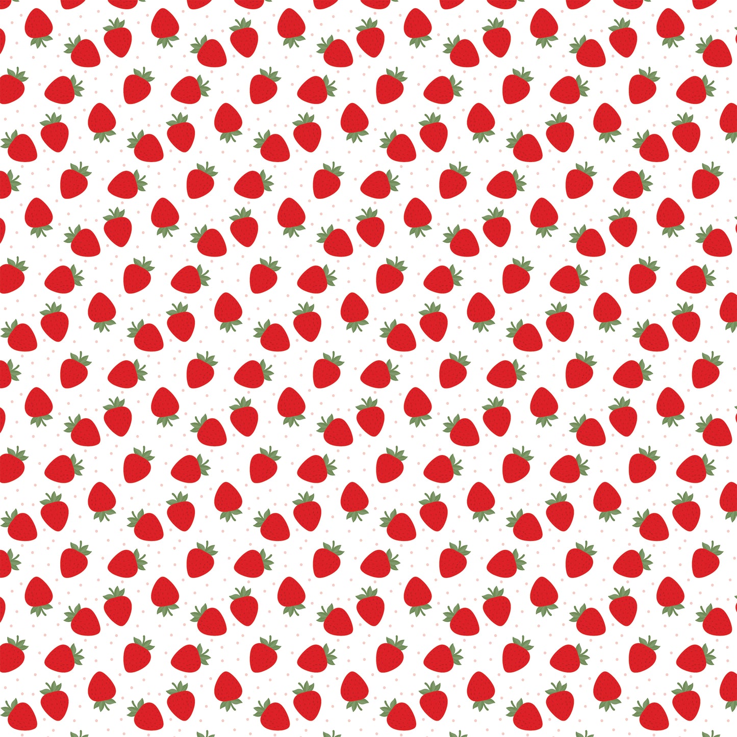 Echo Park - Strawberry Fields Collection - 12 x 12 Double Sided Paper - Berries And Cream