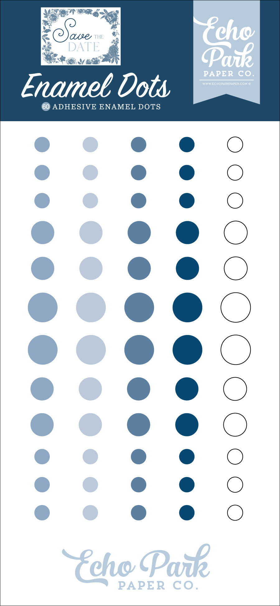 Echo Park - Save The Date Collection - Enamel Dots
