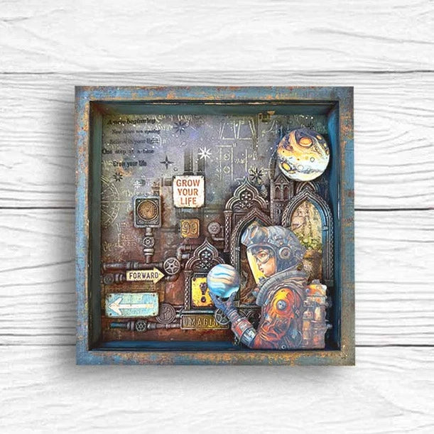 Stamperia - A New Beginning Collection - Ephemera - Assorted Die Cuts