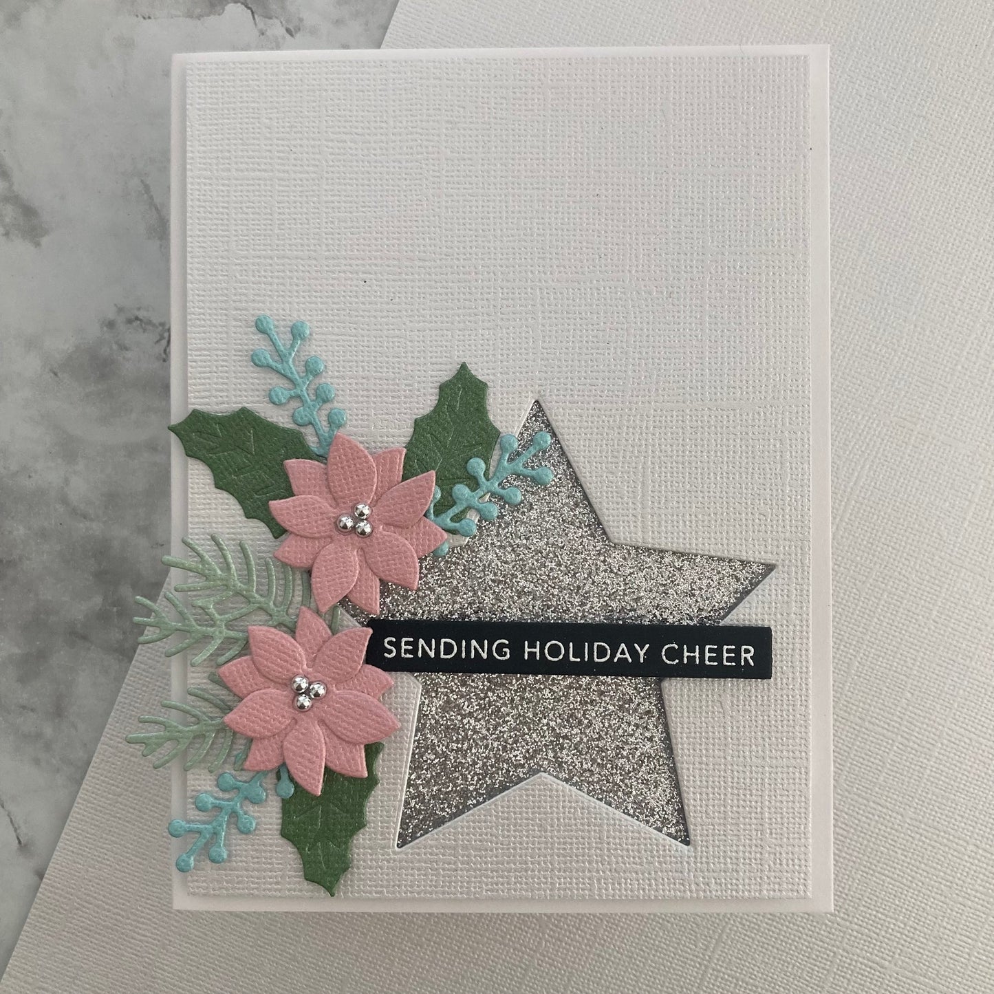 Encore - 12 x 12 Shimmer Textured Pearlescent Cardstock - Milky Way