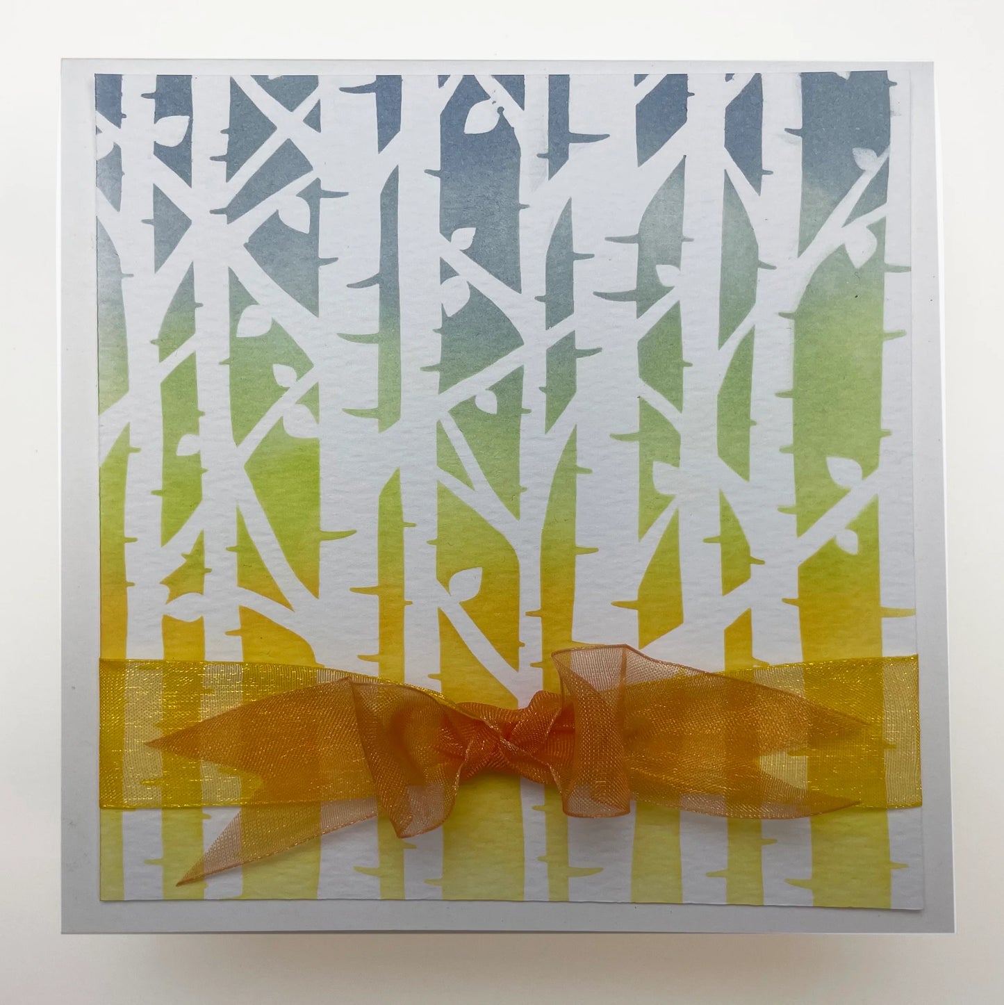 The Crafter's Workshop - 6 x 6 Stencil - Birch Trees