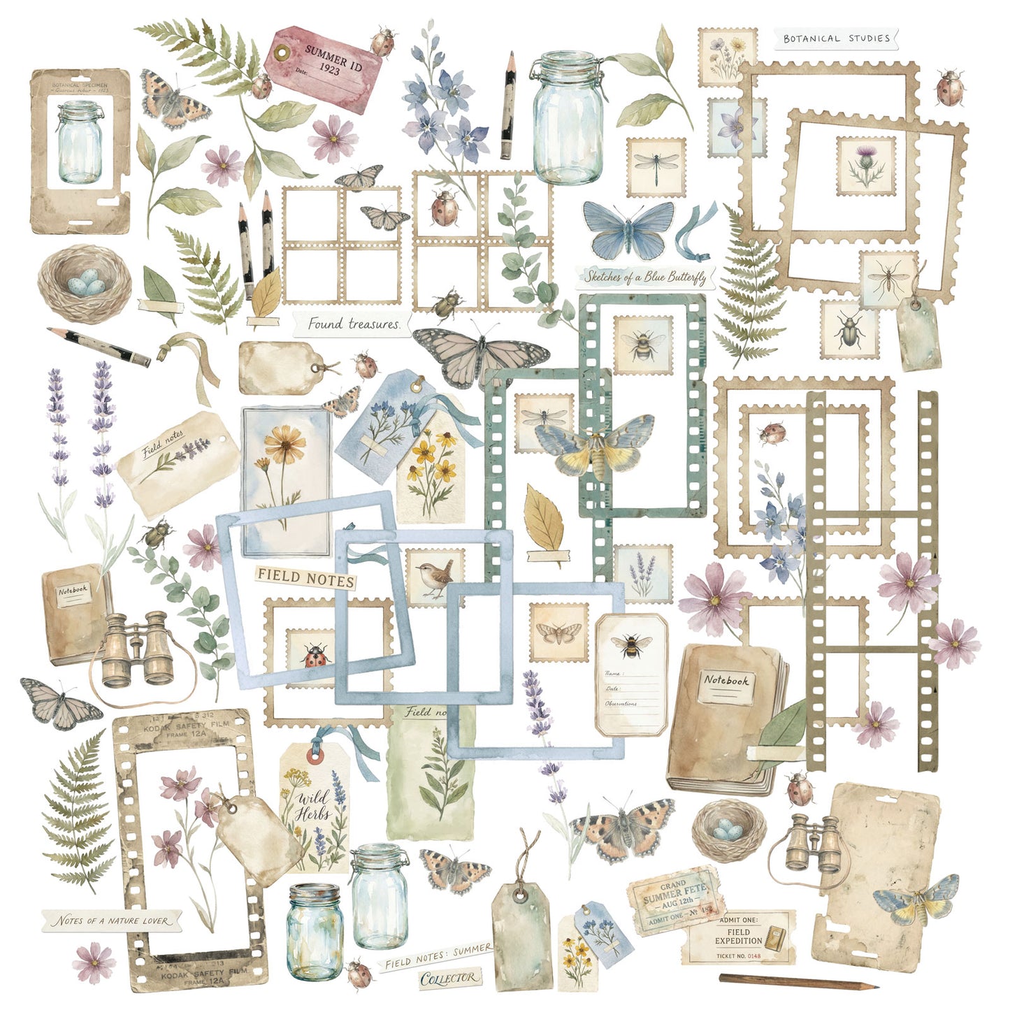 49 And Market - The Quiet Observer Collection - Laser Cuts - Elements