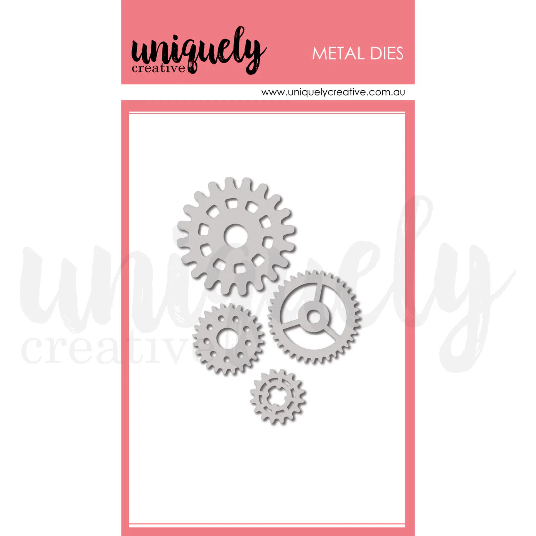 Uniquely Creative - Metal Die Set - Cogs
