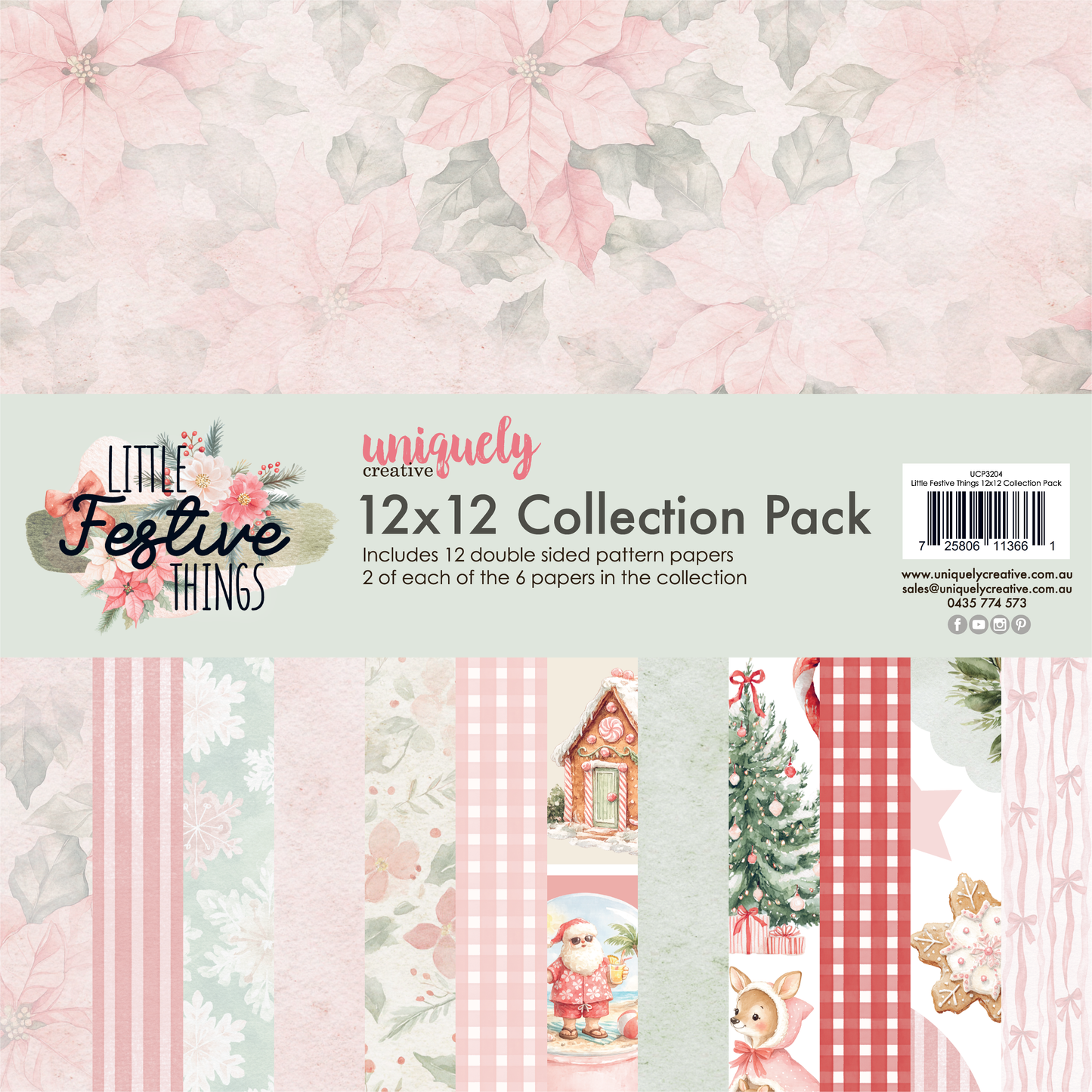 Uniquely Creative - Little Festive Things Collection - 12x12 Collection Pack