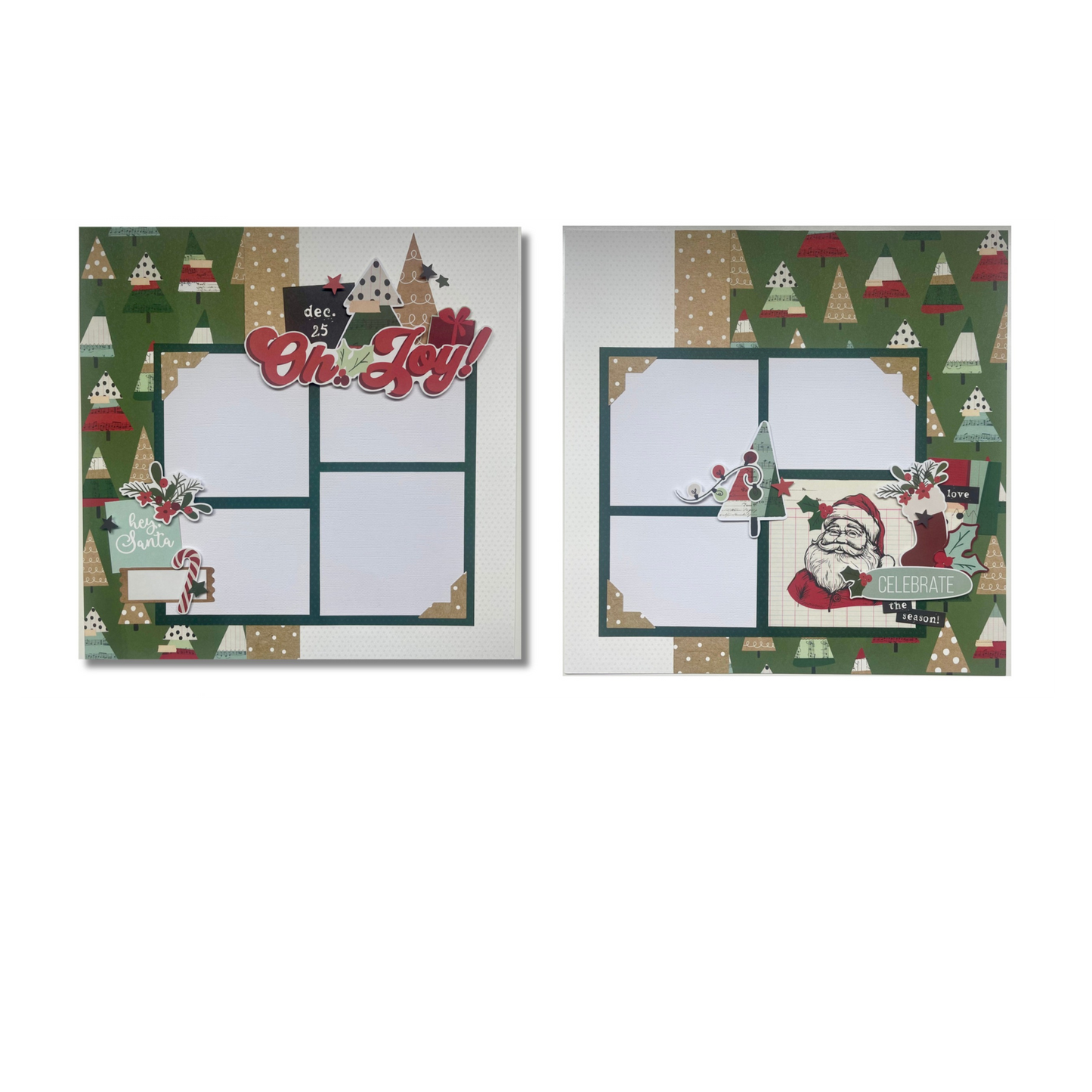 Simple Stories - All Wrapped Up - 2-Page Christmas Layout Class