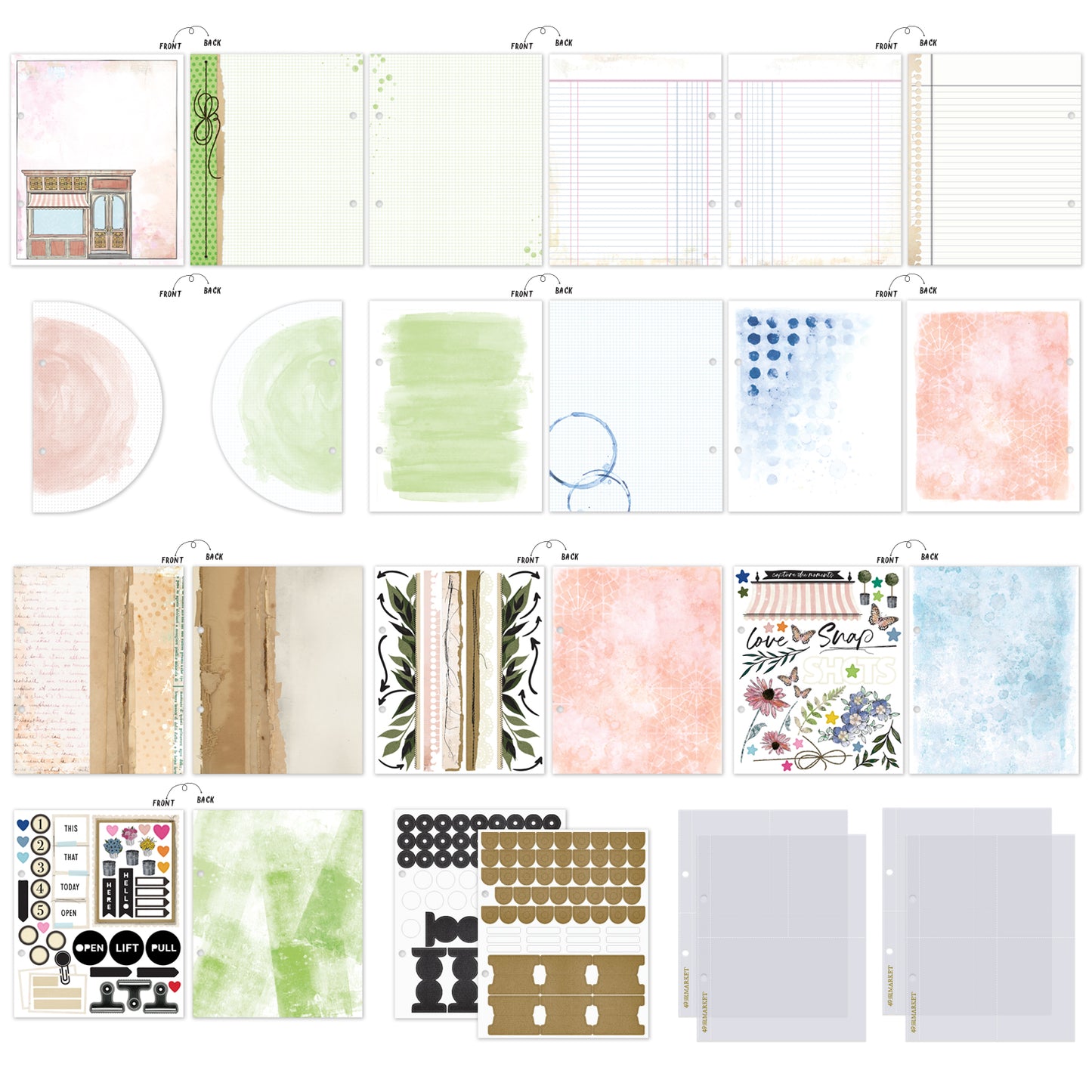 49 and Market - The Flower Emporium by Vicki Boutin - Album Kit