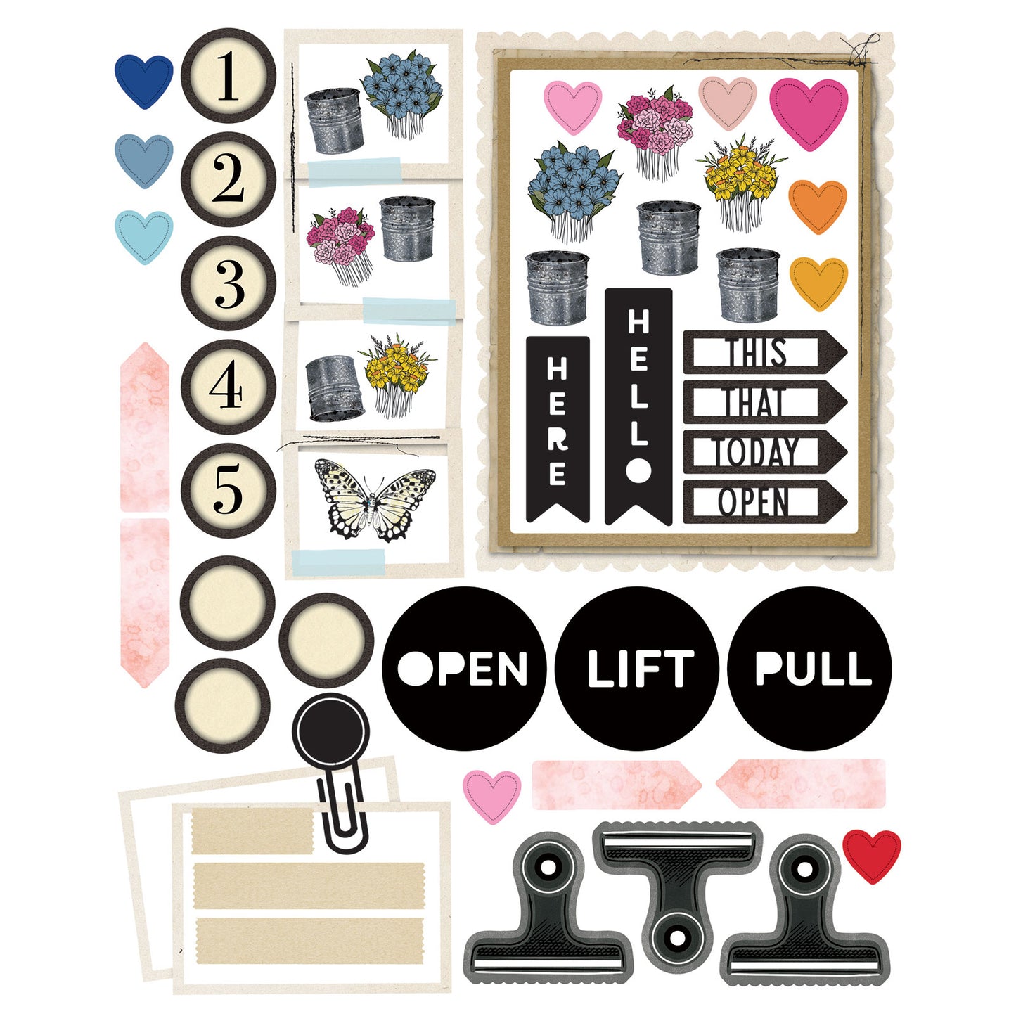 49 and Market - The Flower Emporium by Vicki Boutin - Album Kit