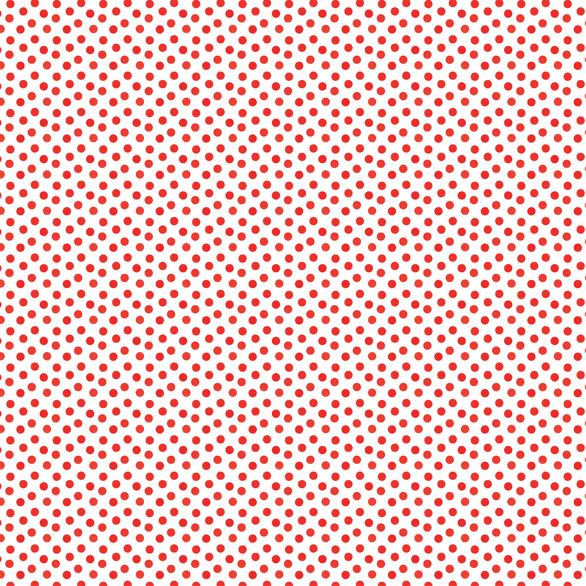 Echo Park - Watercolor Polka Dot Christmas Collection - 12 x 12 Double Sided Paper - Cherry Red