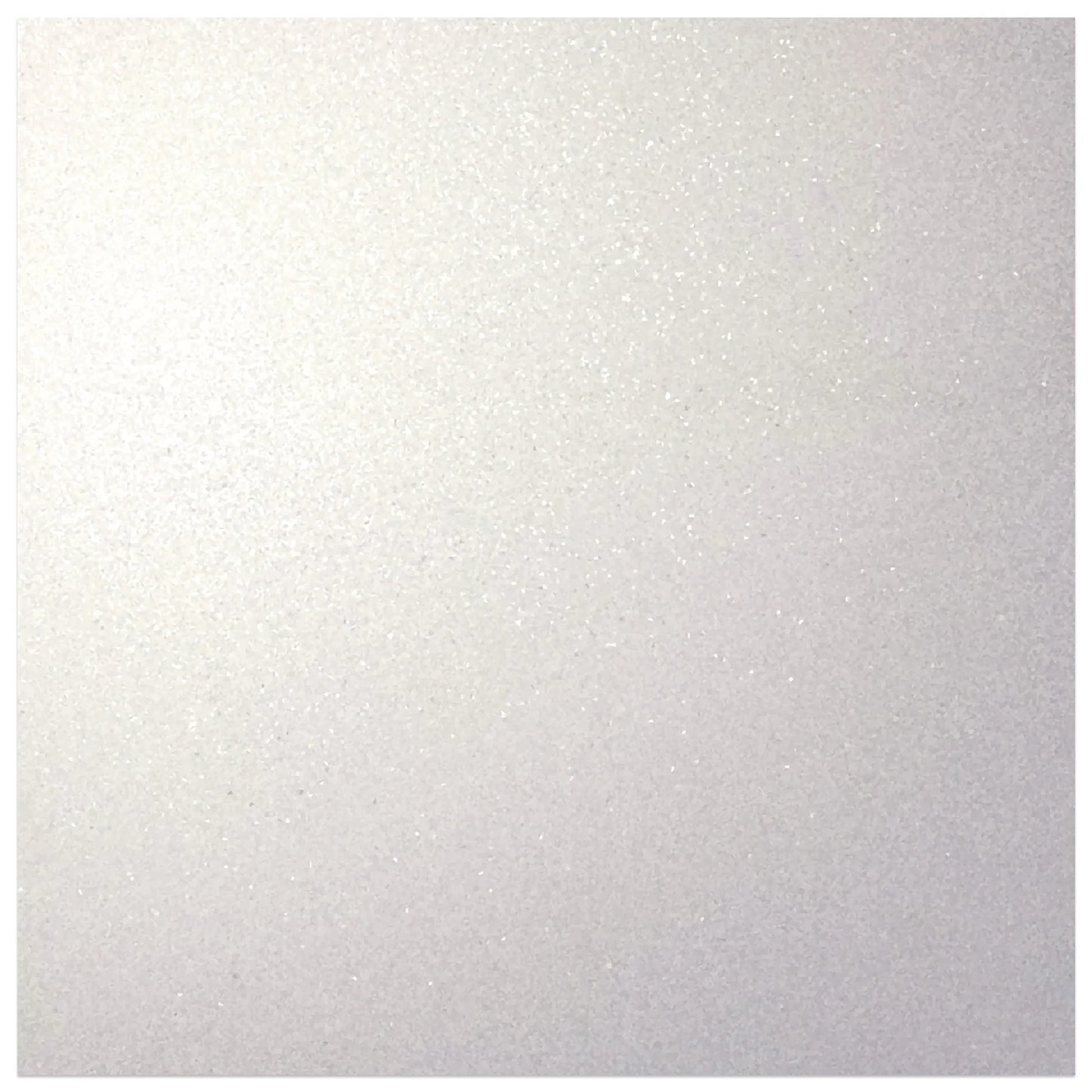 Encore Paper - 12 x 12 WOW No Shed Glitter Paper - White