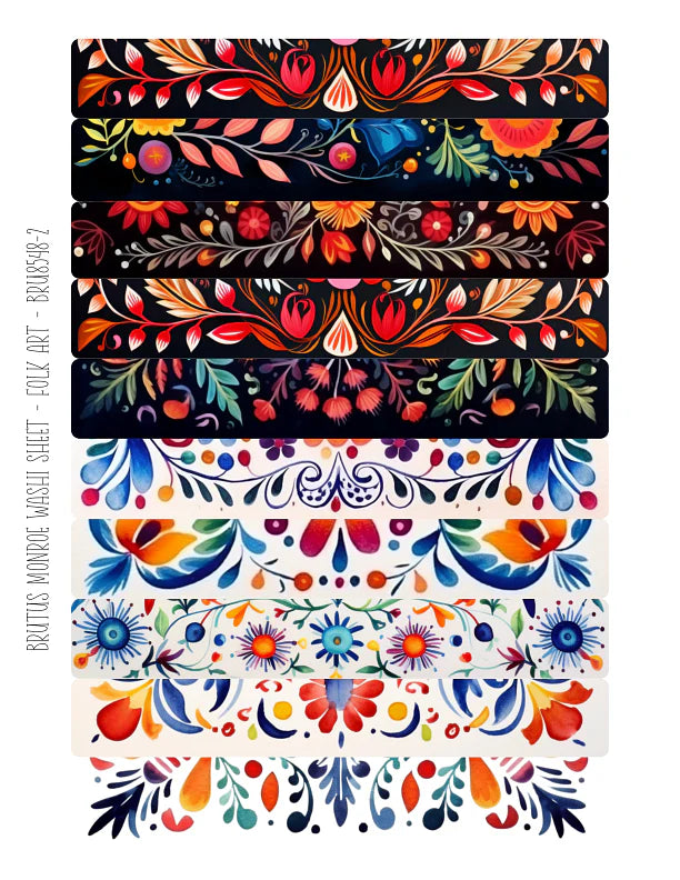 Brutus Monroe - Folk Art | Washi Sheet