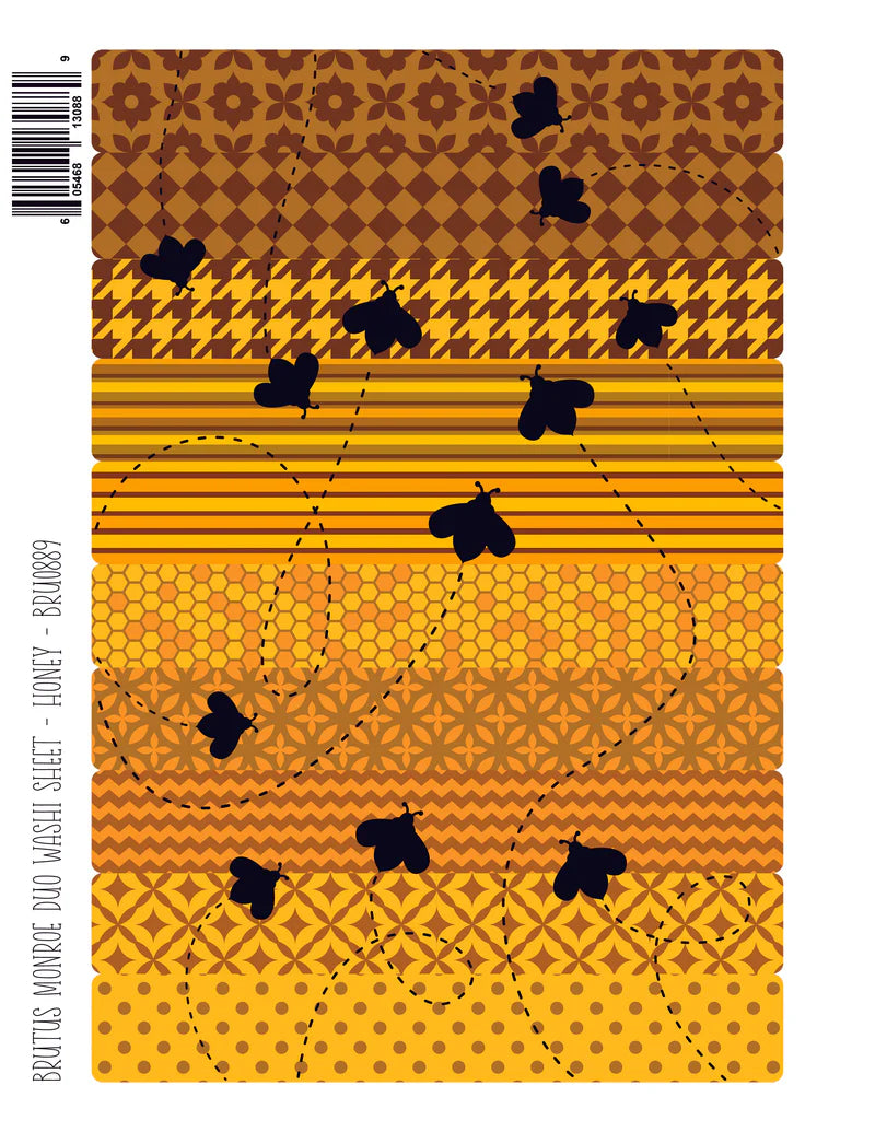 Brutus Monroe - Honey | DuoFoil Washi Sheet