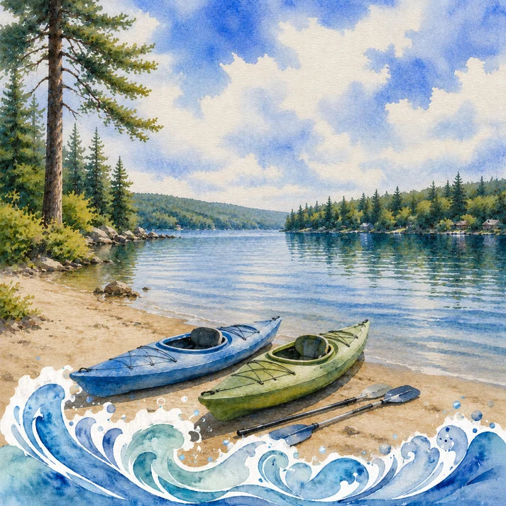 SSC - Water Sports Collection - 12 x 12 Double-Sided Paper - Kayak Adventure