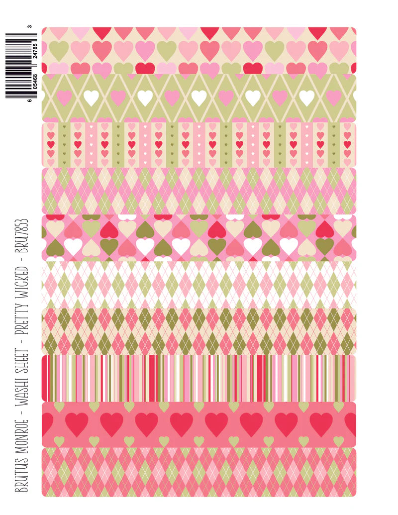 Brutus Monroe - Pretty Wicked | Washi Sheet