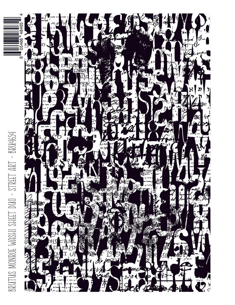 Brutus Monroe - Street Art | DuoFoil Washi Sheet