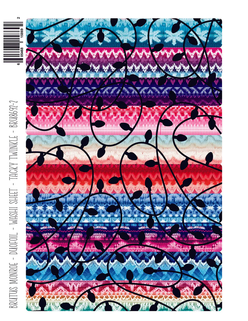 Brutus Monroe - Tacky Twinkle | DuoFoil Washi Sheet