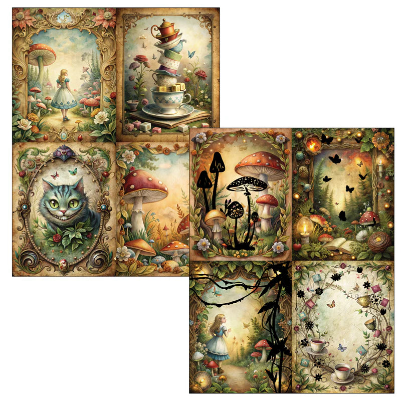 Brutus Monroe - Wonderland | DuoFoil Washi Sheet