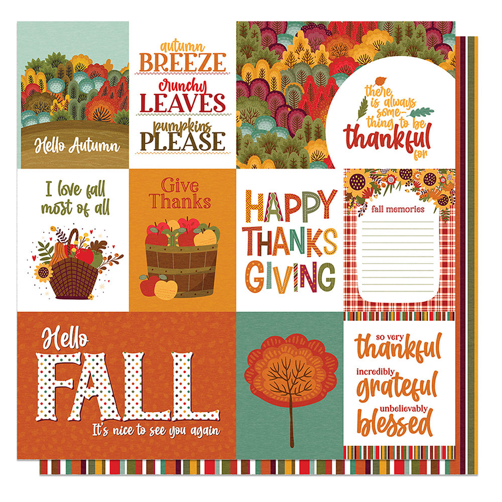 PhotoPlay - Autumn Vibes Collection - 12 x 12 Double-Sided Paper - Fall Rocks