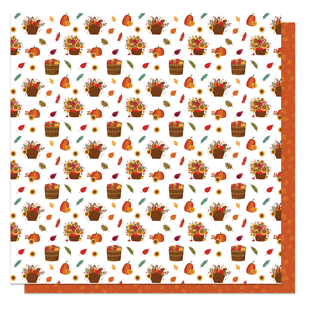 PhotoPlay - Autumn Vibes Collection - 12 x 12 Double-Sided Paper - Bushels